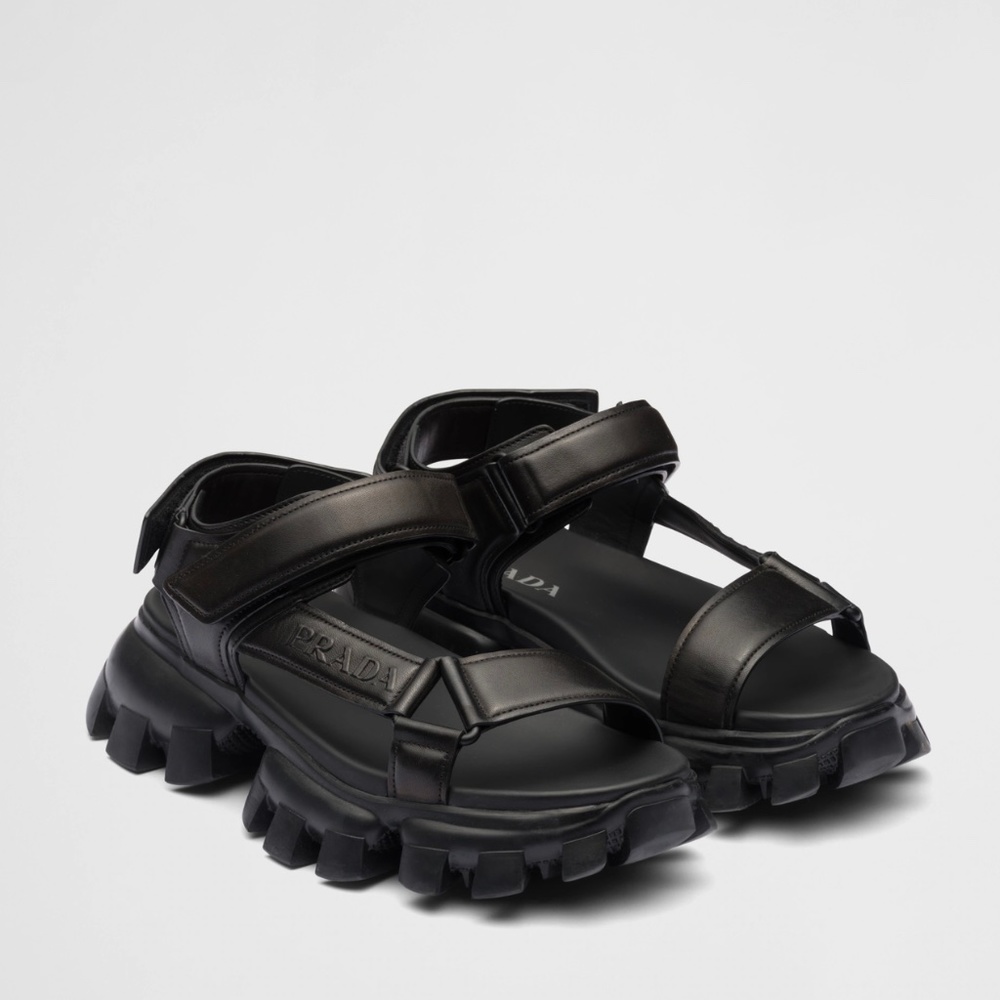 Prada Leather Sport Sandals